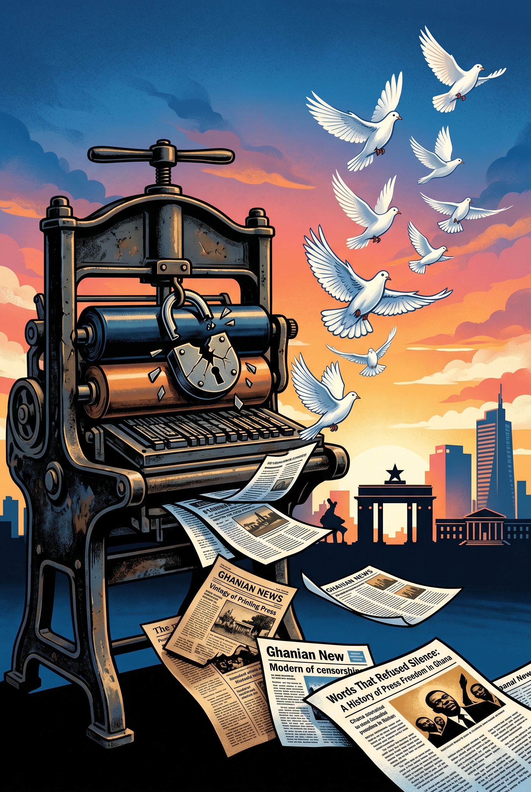 Words That Refused Silence: A History of Press Freedom in Ghana cover image